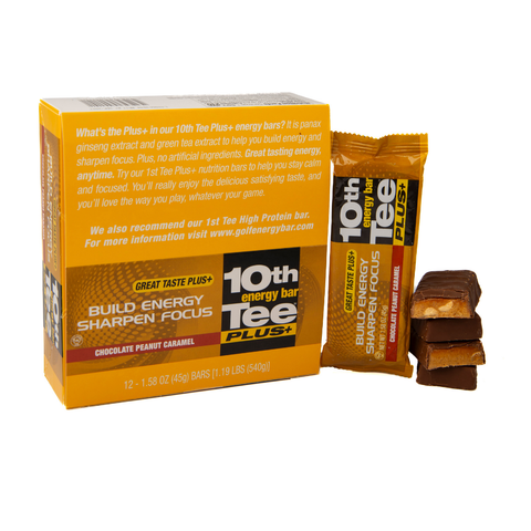 10th Tee PLUS+ Chocolate Peanut Caramel Energy Bar