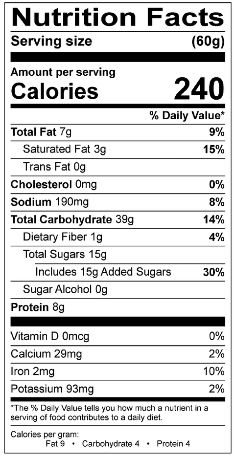 1st Tee PLUS+ Chocolate Peanut Nutrition Bar