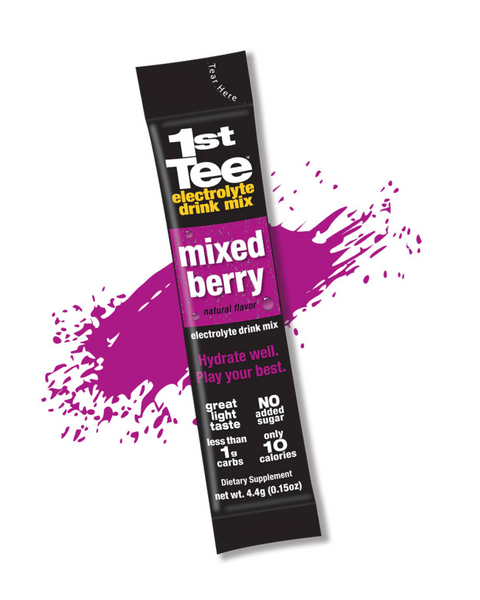 1st Tee Electrolyte Drink Mix Mixed Berry