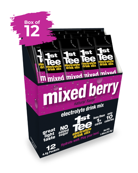 1st Tee Electrolyte Drink Mix Mixed Berry