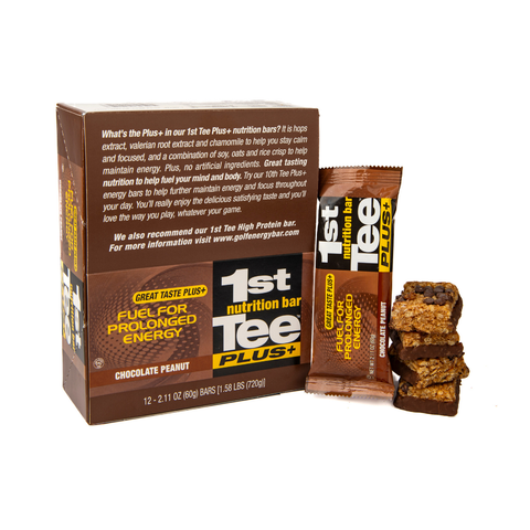 1st Tee PLUS+ Chocolate Peanut Nutrition Bar