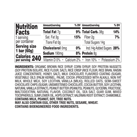 1st Tee PLUS+ Chocolate Peanut Nutrition Bar